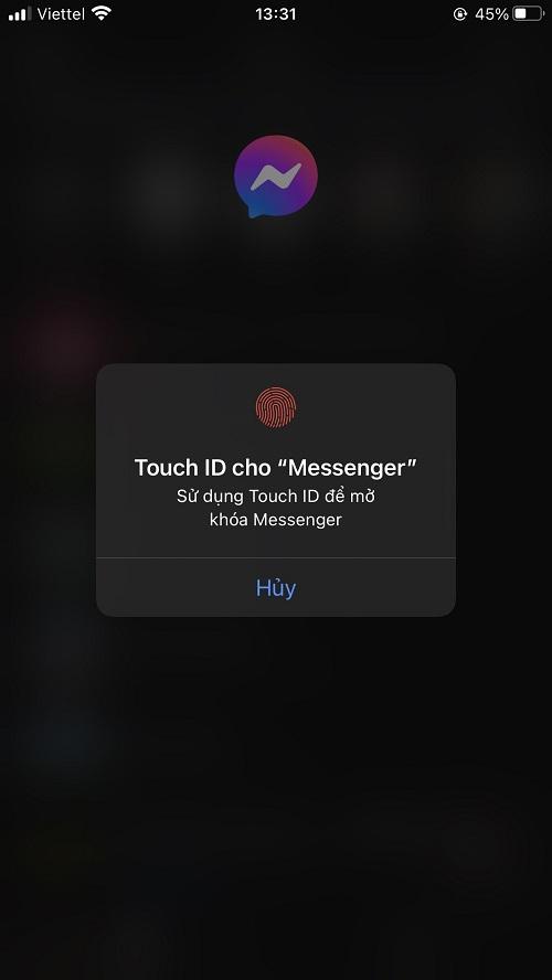 Hướng dẫn cách cài đặt mật khẩu Messenger cho iPhone