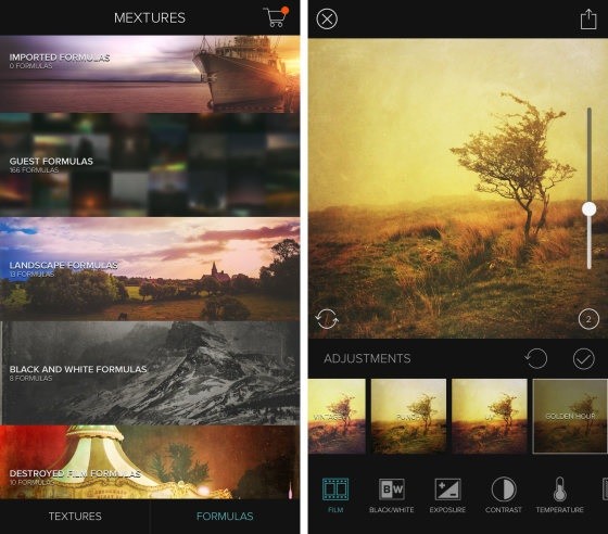Top 10 ứng dụng (app) chụp ảnh chuyên nghiệp cho iPhone - Mextures